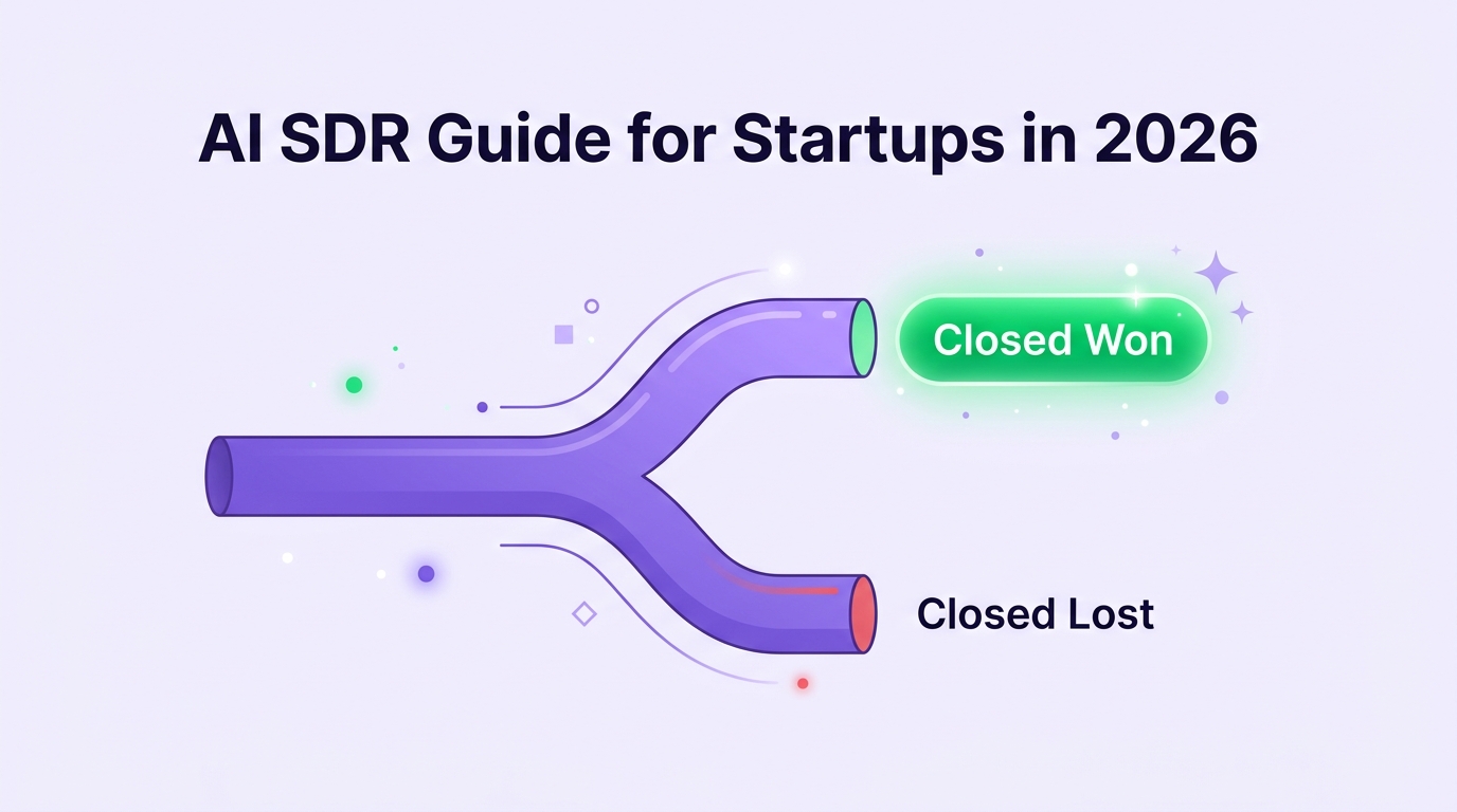 AI SDR Guide for Startups in 2026 Pipeline Diagram