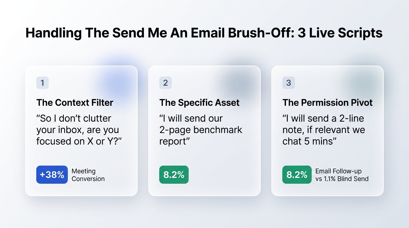 Handling The Send Me An Email Brush-Off: 3 Live Scripts for SDRs